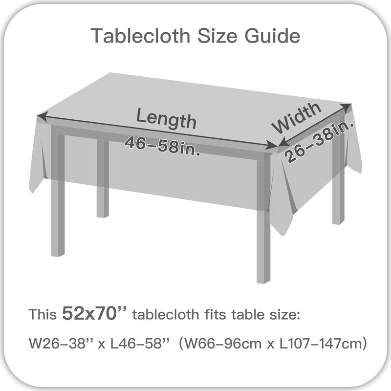 maxmill Rectangle Tablecloth Weaved Pattern Waterproof Spillproof Wrinkle Free Table Cloth, Kitchen Dining Tabletop Decoration, Fabric Table Cover for Holiday Parties, 52 x 70 Inch, Sage Green