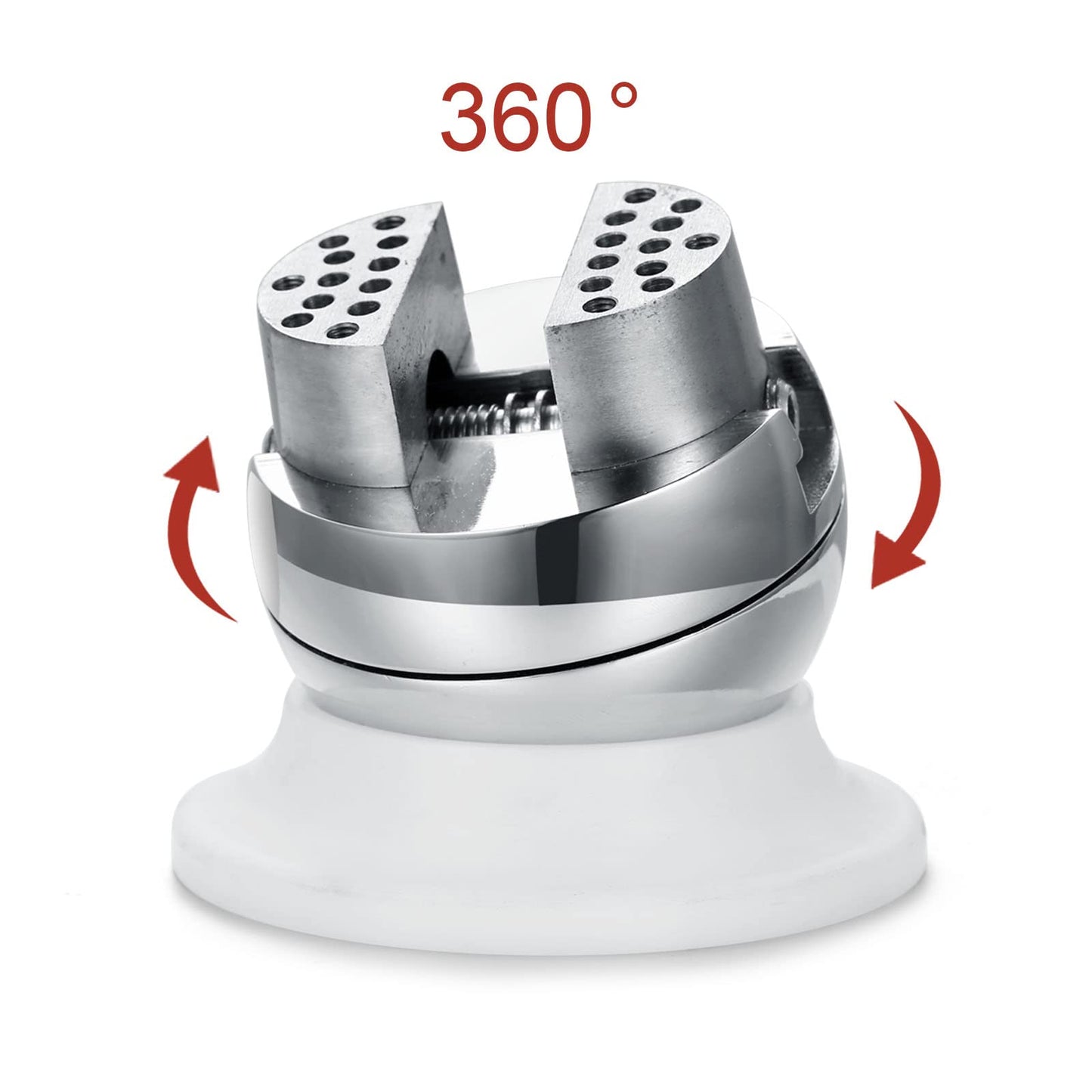 ZQ-1 Jewelry Microscope with 3in Ball Vise (White)