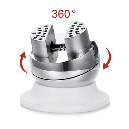 ZQ-1 Jewelry Microscope with 3in Ball Vise (White)