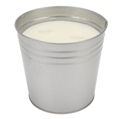 Pwshymi Scented Candle Smokeless 3 Wick Metal Bucket Soy Wax Essential Oil Scented Candle for Dining Garden Camping, Candles Gifts Set for Women, Birthdays, Weddings, Chr