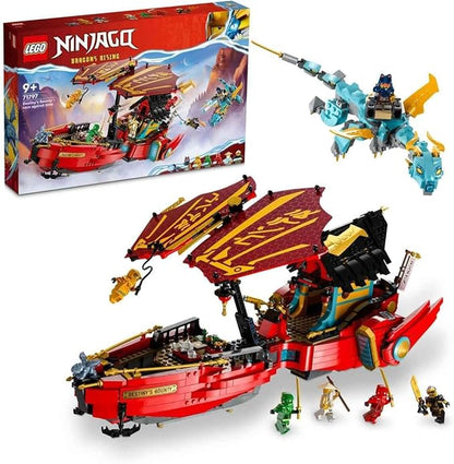 LEGO Ninjago 71797 Aerial Battleship Bounty Toy Blocks Present Ninja Carrot Vehicle Nori Boys 9 Years Old and Up