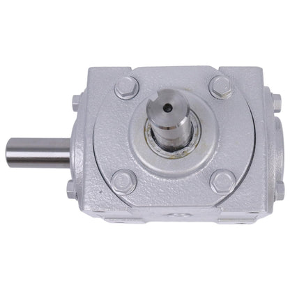 Holdia 40 HP Right Angle Bevel Gearbox with 2 Keyed Shafts CW/CW 1:1 1800 Max RPM 19455-SR-KW-KW-GR