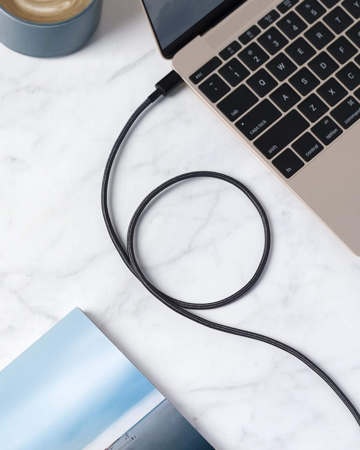 Anker USB Type C Cable, [2-Pack, 6 ft] Premium Nylon USB-A to USB-C Fast Charging Type C Cable, for Galaxy S10 / Note 8, LG V20 and Other USB C Charger
