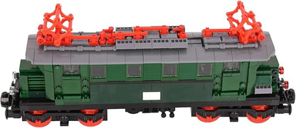 Train Carriage Building Block Kit – Classic Rail Car Model for MOC Train Sets Compatible with All Major Brick Brands Creative Add-On for Custom Railway Builds