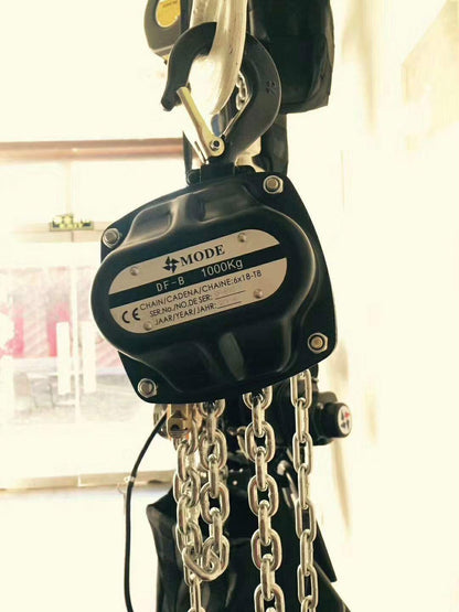 Mode Manual Hand Lifting Chain Block Hoist 2 Pieces 1TON 2200LBS Capacity with 30ft. Chain¡