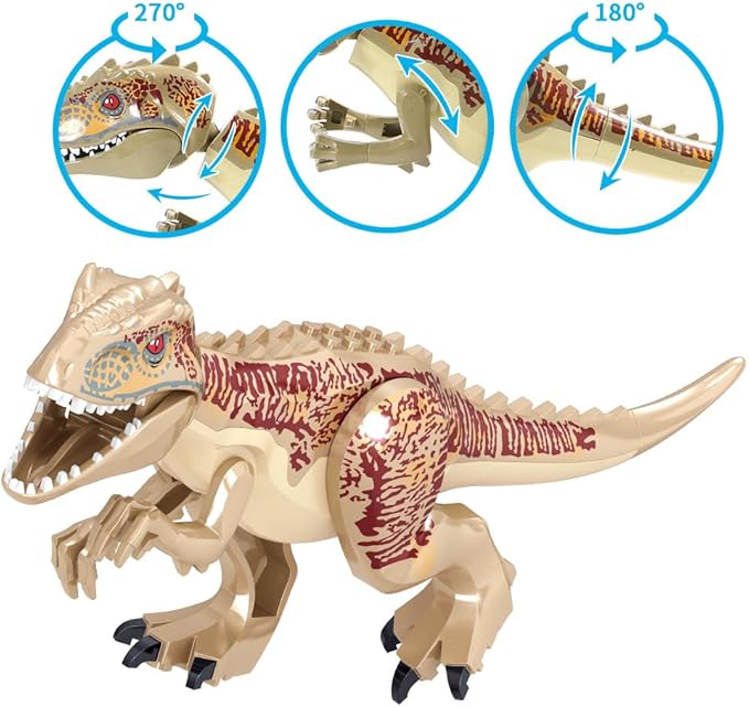 Mesiondy Dinosaurs Building Blocks Set Dinosaur Toys for Age 8-14 YearsDinosaur Park World Birthday Gifts for Boys and Girls (546 Pcs)