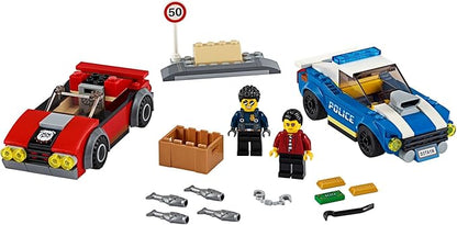LEGO City Police Highway Arrest 60242 Police Toy Fun Building Set for Kids (185 Pieces)