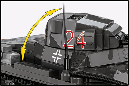 COBI Historical Collection WWII Panzerkampfwagen I (France 1940) Tank Building Set 654 Pieces