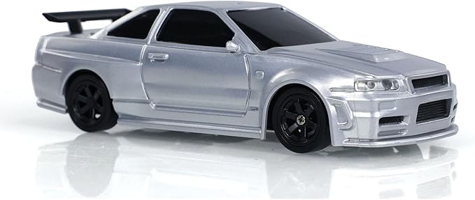 TOUCAN RC HOBBY 1/43 Drift Car 4WD Traffic Cones RTR Remote Control Race Car with Gyro Mini Model for Ages 14+