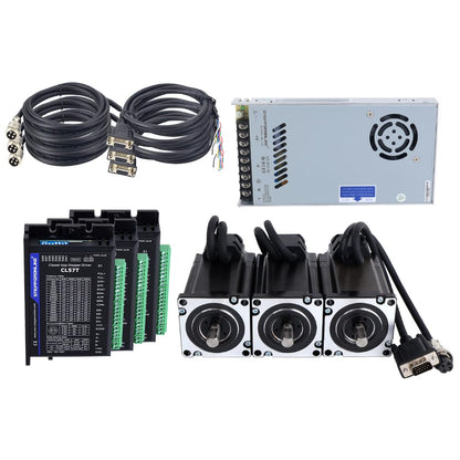 TS Series 3 Axis 3.0Nm(424.83oz.in) Nema 24 Closed Loop Stepper Kit w/Power Supply