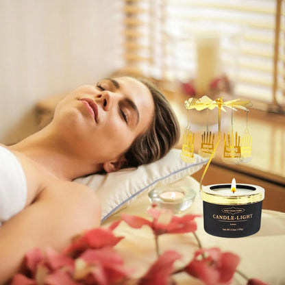 Kelly's Custom Candles Gifts for Women,Funny Gift for Her,Birthday Gifts for Women,Unique Candle Gift for Mom and Wife,Rotating Scented Candles(Birthday Cake).