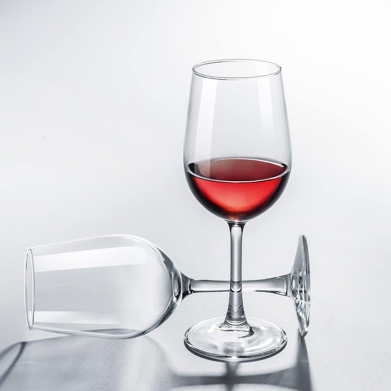 PARACITY Wine Glasses, christmas gift, Clear Glass, Long Stem Wine Glass for Red and White Wine - 10 OZ (Set of 2), Mother's Day Gift