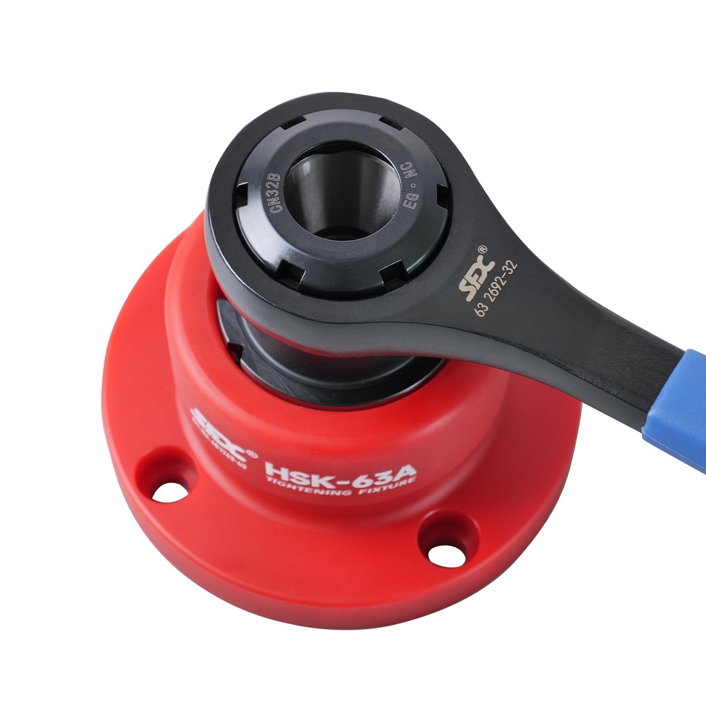SFX HSK100 Tool Holder Tightening Fixture for Universal CNC Equipment, Hard Anodized suitable for HSK100A and HSK100C Tool Holder