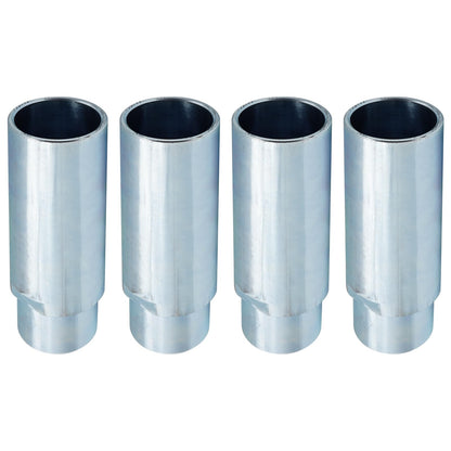 Four 6" Stack Adapters Fit for 2 Post Car Lift with 60mm ID. Mounting Hole, Compatible with Challenger Two Post Automotive Lifts