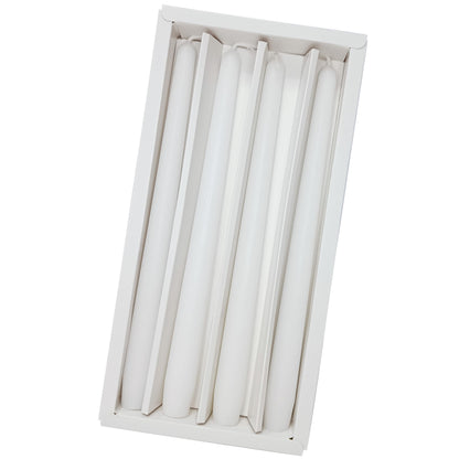 White Taper Candles Unscented Candles Sticks Long Candlestick Smokeless Candle Tapered Candles for Dinner Home Décor Weddings Holiday