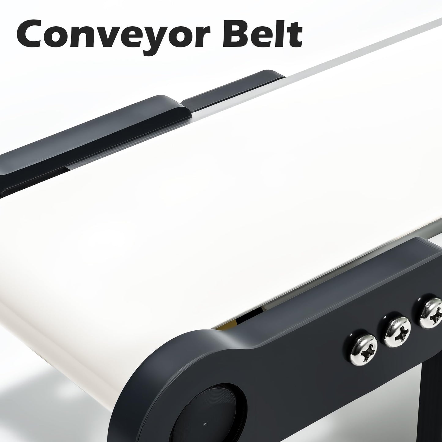 DC 12V Electric Desktop Conveyor Belt, 116RPM Adjustable Mini Conveyor Belt with Speed Controller for Small-Scale Material Production Packaging Friction Experiment, 19.7” x 3.9”