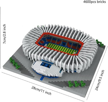 3800+ Paris Soccer Stadium Micro Bricks Building Kit for Adult Fans Pride- 3D Puzzle Artistic Challenge &amp Home Decor Piece