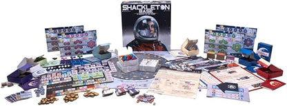 Shackleton Base: A Journey to The Moon Board Game - Sci-Fi Strategy Game of Space Exploration Fun for Family Kids &amp Adults Ages 14+ 1-4 Players 60-120 Minute Playtime