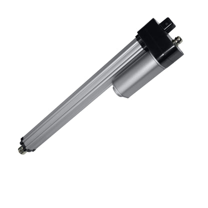 Progressive Automations 24V Water-Resistant Linear Actuator - 12 inches Stroke, 450 lbs Force, IP66 for Industrial, Solar Usage, Brushed DC Electric Motor & Stainless Steel Stroke Rod, PA-10