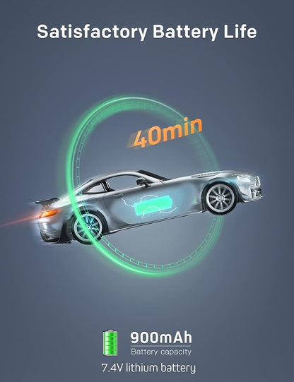 MIEBELY Remote Control Car Mercedes Benz 1/12 Scale Official Authorized GT R Pro Rc Cars 7.4V 900mAh Rechargeable Battery 2.4Ghz Rc Drift Cars W/LED Toy Car Birthday Gift for Boys Kids Adults Age 6+