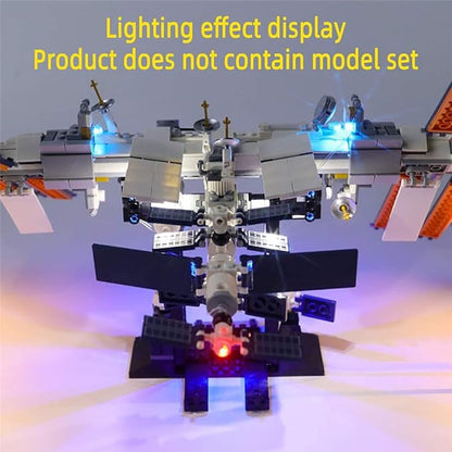 LED Light Kit for International Space Station - Compatible with Lego Ideas 21321 Building Blocks Model (Model Set Not Included)
