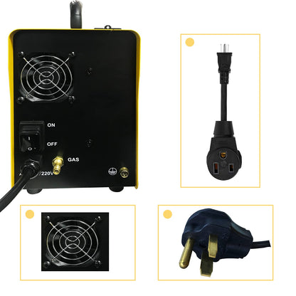 MYYWELD MIG Welder, 110/220V Dual Voltage Gas Gasless multiprocess welder, 4-in-1 Solid Wire/Flux MIG/Stick ARC/Lift TIG, IGBT Inverter Welding Machine