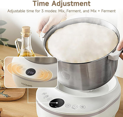 Joydeem HMJ-A701 Electric Dough Maker (7.4Qt) with Ferment Function - Ideal for Bread, Pizza, Sourdough & Dumpling Dough Mixer