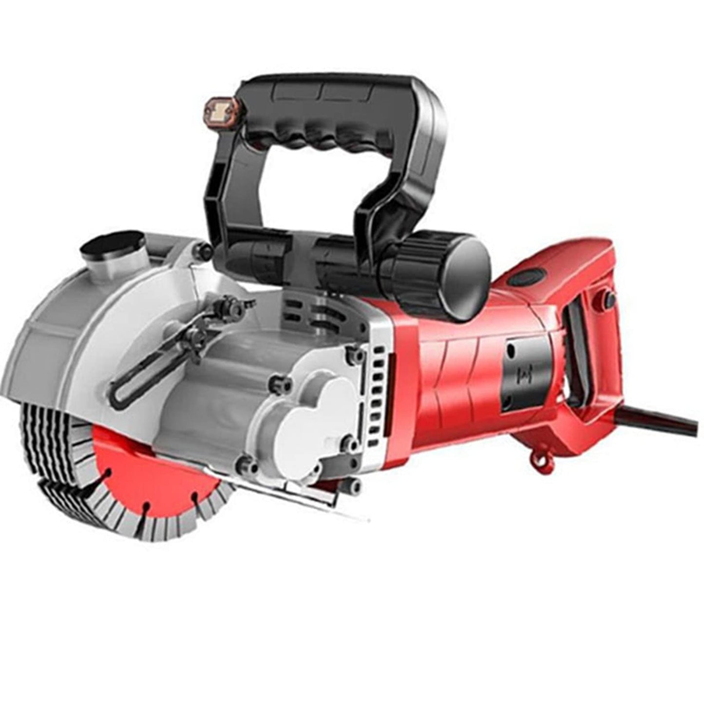 VICSEC 110V Electric Wall Chaser Groove Cutting Machine with Laser Guide Dust-Resistant Design Includes 5 5-Inch (133mm) Blades for Cutting Grooves in Brick Concrete Marble & Granite