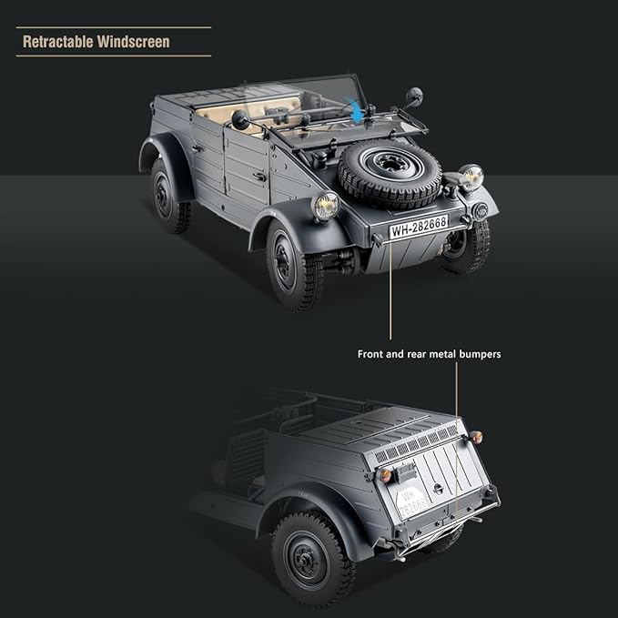 FCXㅤ ROCHOBBY 1/12 TYPE82 RC Crawler Remote Control RC Rock Crawler with 2 Speed Switch 4WD/RWD Switch for Adult