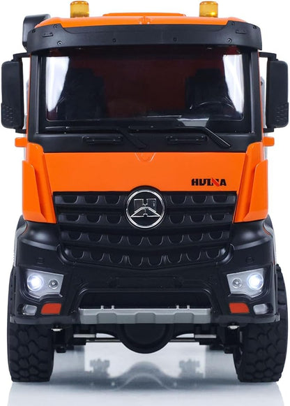 TOUCAN RC HOBBY US in Stock 1/14 HUINA 1598 2.4G Remote Control Dumper 6×6 Engineering Transport Vehicle Lifting Rod Tipper Car Light Sound for Adult