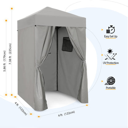 EAGLE PEAK Flex Ultra Compact 4x4 Pop-up Canopy with 15 Pods Hydroponics Growing System