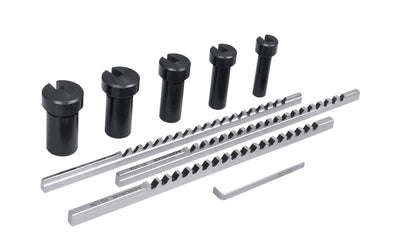 Accusize Industrial Tools No.00 Hss Keyway Broach Precision Sets in Fitted Wooden Box, 5100-0001