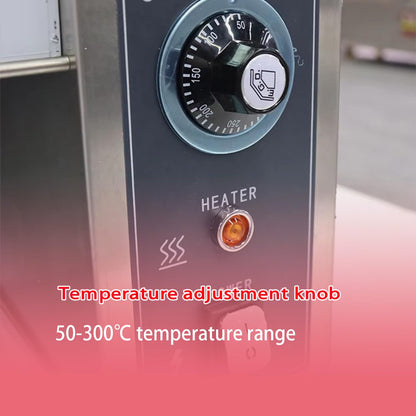 Kolice Commercial Fully Automatic Burger Machine, Electric Chain Type Toast/Bun/Bread Baking Heating Machine,Temperature Adjustable, Thickness Adjustable