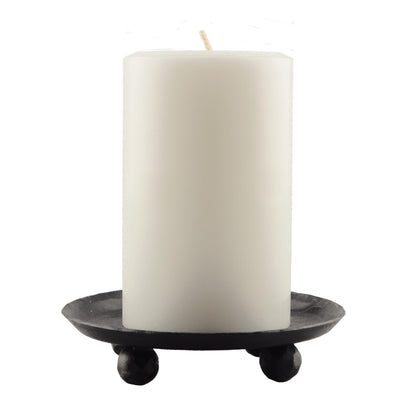 Northern Lights Candles - Blacksmith Pillar Plate - 58459