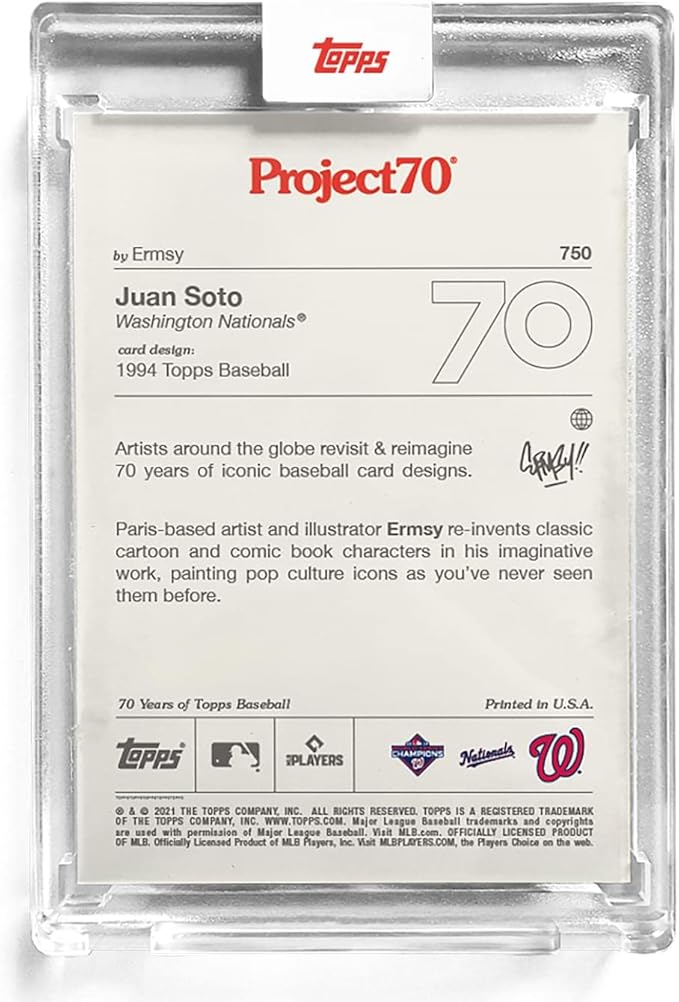 Topps Project70 Card 750 | Juan Soto by Ermsy