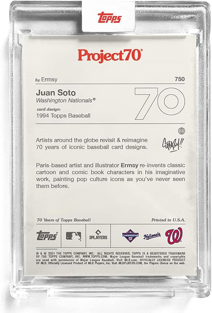 Topps Project70 Card 750 | Juan Soto by Ermsy