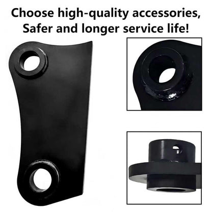 Bucket Attachment Ear Weld/with Grease Nipple Pins ，on 40mm 7-13/16" C-C Compatible Cat 304 303.5 Mini Excavator，Mini Excavator Accessories Bucket Attachment