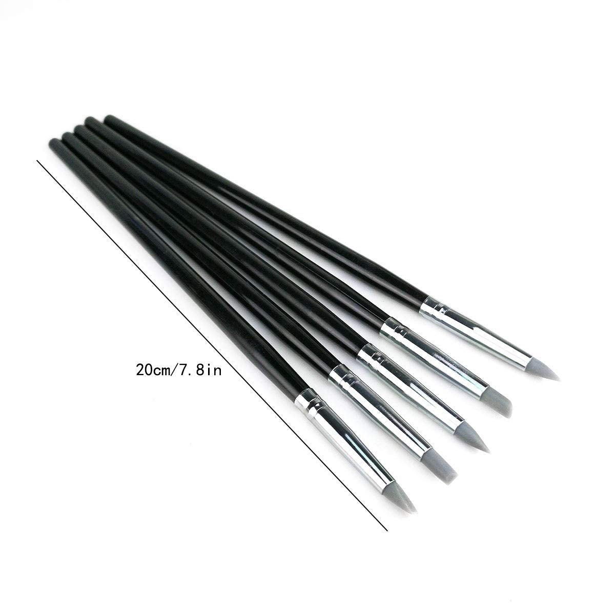 Hamineler 20Pcs Silicone Clay Sculpting Tool Clay Shaping Modeling Wipe Out Tools, Modeling Dotting Tool Pottery Sculpture Carving Tools
