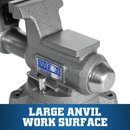 Wilton Mechanics Pro Bench Vise, 4-1/2" Jaw Width, 4" Jaw Opening, 3-1/2" Throat (Model 845M)