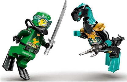 LEGO NINJAGO Lloyd’s Hydro Mech 71750 Building Kit Underwater Playset with NINJAGO Lloyd and Mech Role-Play Action for Boys and Girls Ages 7 and Up