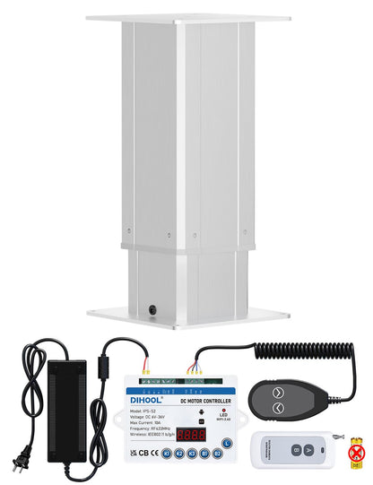 DIHOOL Electric Lift Table Leg 600Lbs Capacity 26.34" - 46.0" Height Adjustable,Home Elevator Lift Systems