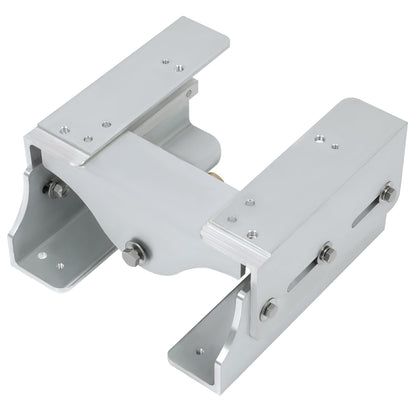 ECOTRIC 8'' Jack Plate Adjustable Outboard Motor Boat Power-Lift Manual Jack Plate Aluminum for Boat Steering System 40-225 Horsepower Engine