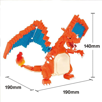 nanoblock - Pokémon - Charizard Deluxe Edition Pokémon Series Building Kit