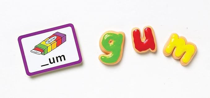 Learning Resources Goodie Games ABC Cookies - Alphabet Letters Learn to Read and Write Phonics and Spelling  Fine Motor Skills Toddler Toys Kids Games Manipulatives Preschool Activities