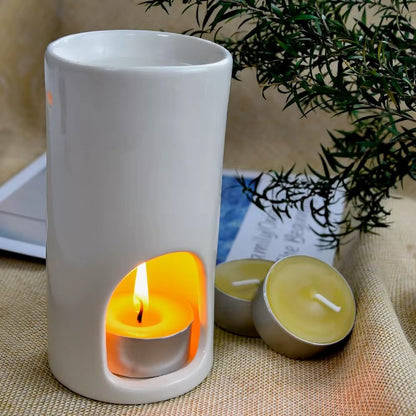 100% Pure Beeswax Tea Light Candles, 50-Pack, Natural Unscented Honey Aroma Tealights in Aluminum Cups. 4-Hour Clean-Burning, Soot-Free