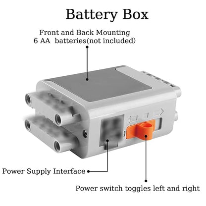 12 in 1 Motor Power Function SetEquipped with Powerful High-Torque High-Speed MotorAdvanced Control FunctionsCompatible with Major BrandsSuitable for Building Block Modification