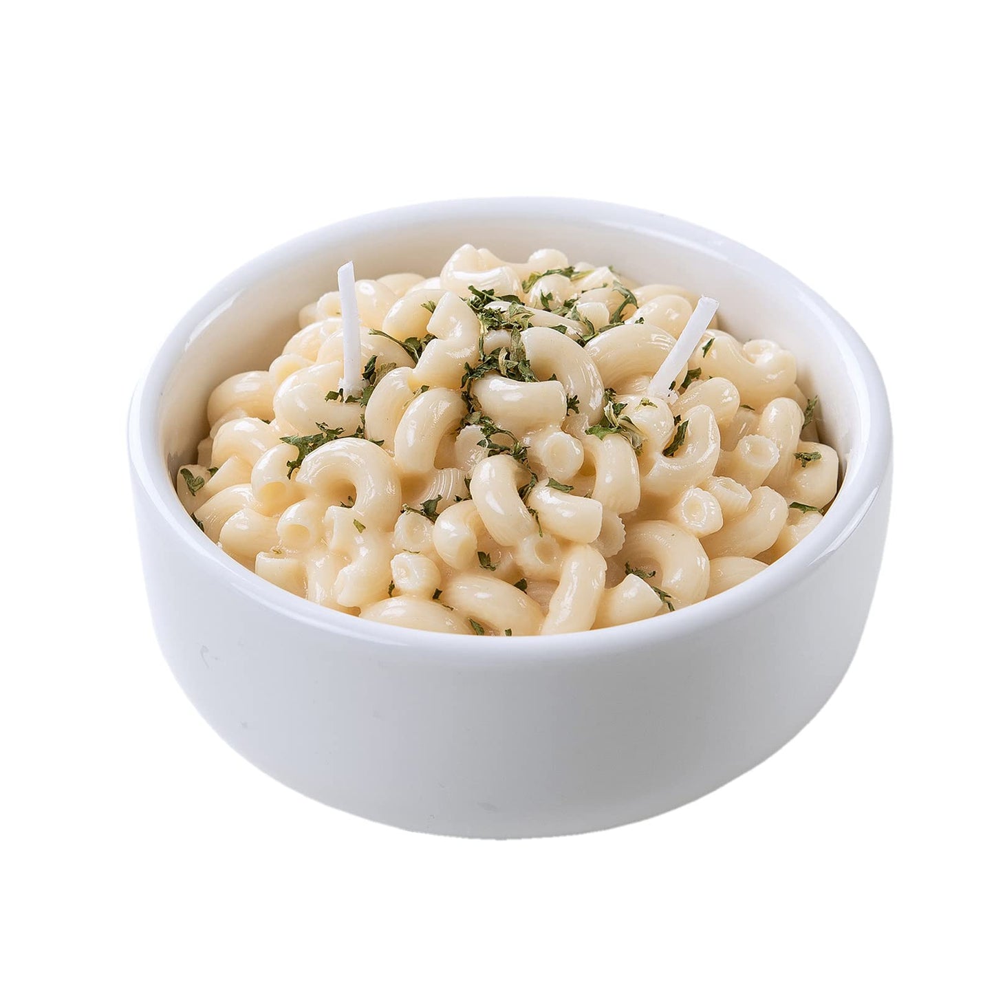 ILIKEPAR Macaroni and Cheese Pasta Bowl Scented Candle Ritual Gift for Your Lovers Friends Macaroni Pasta 5.6oz (160g)