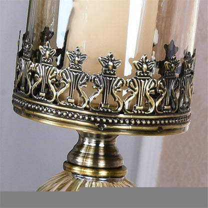 YUHUAWF Candle Holderss Luxury Table Decoration Metal Candle Holder for Home Wedding Event and Party Festival Decorative Candlestick(Small)