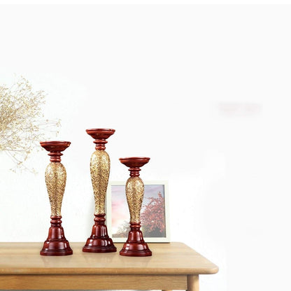 XILIN-1987 Candle Holderss Home Candle Holder Crafts Romantic Ornaments Wedding New House Decoration Candlestick Pair Decorative Candlestick (Size : A)