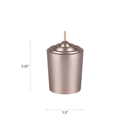 Mega Candles 12 pcs Unscented Rose Gold Votive Candles, Hand Poured Wax Candle 15 Hour 1.5 Inch x 2.25 Inch, Home Décor, Wedding Receptions, Centerpieces, Occasions, Events, Festivities, Meditations